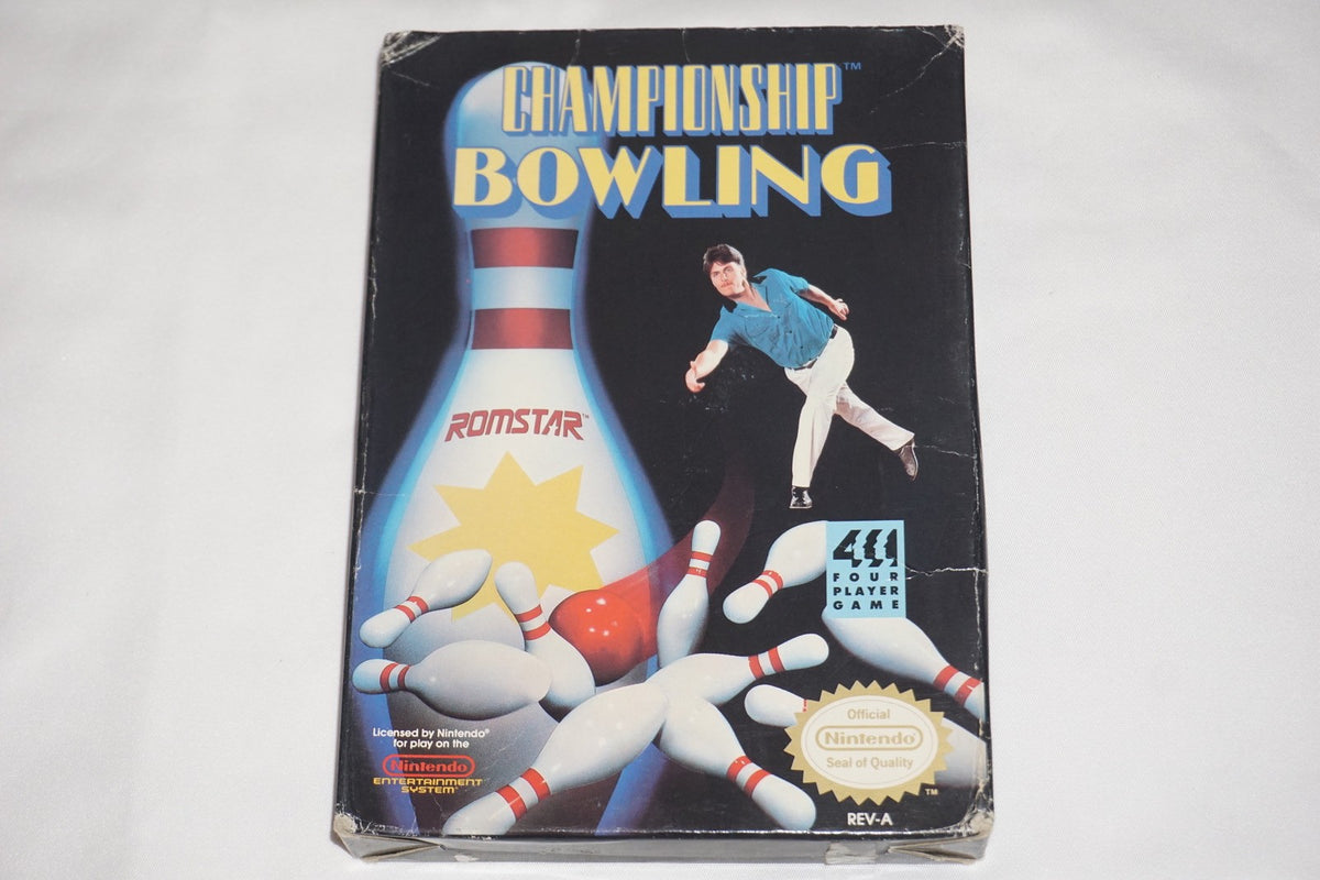Championship Bowling (Nintendo NES) Complete in Box CIB