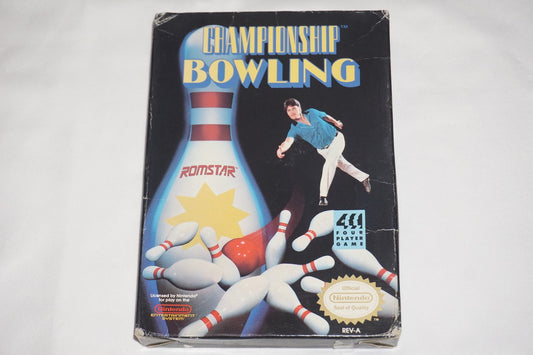 Championship Bowling (Nintendo NES) Complete in Box CIB