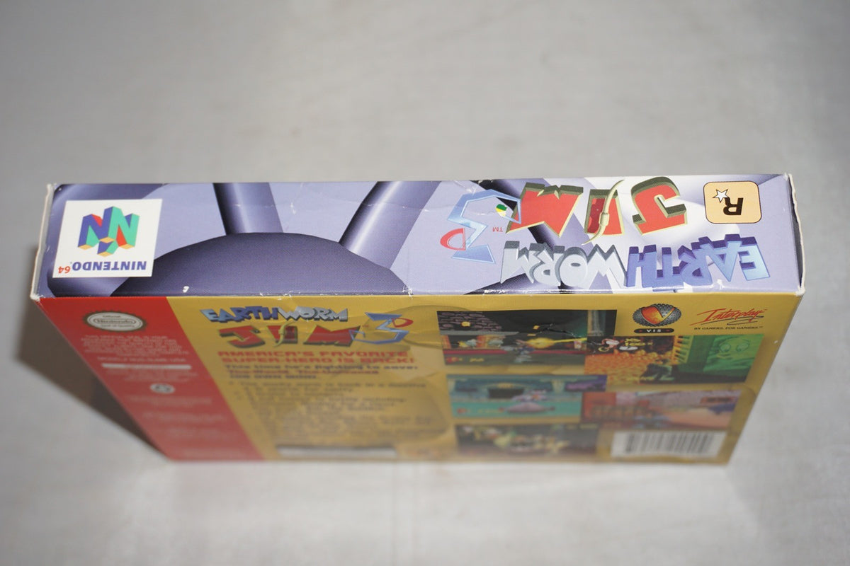 Earthworm Jim 3D (Nintendo 64 N64) Complete in Box CIB
