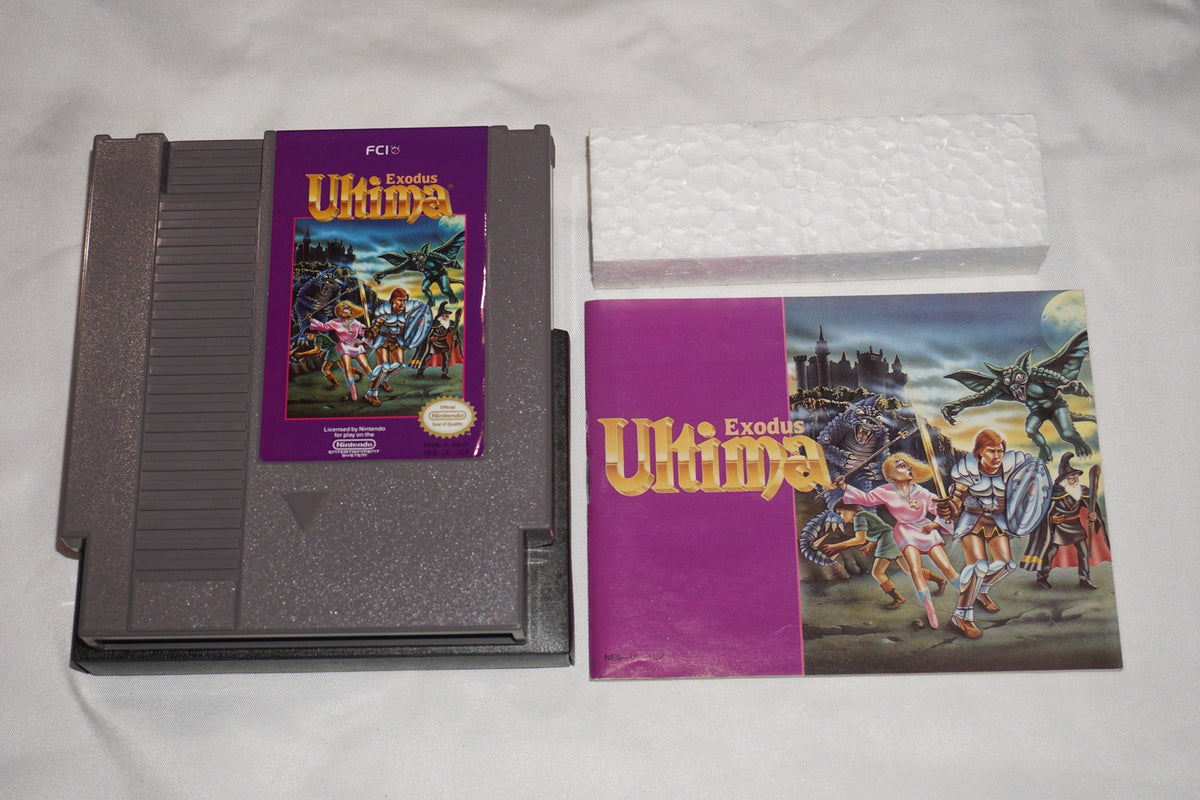 Ultima Exodus (Nintendo NES) Complete in Box CIB