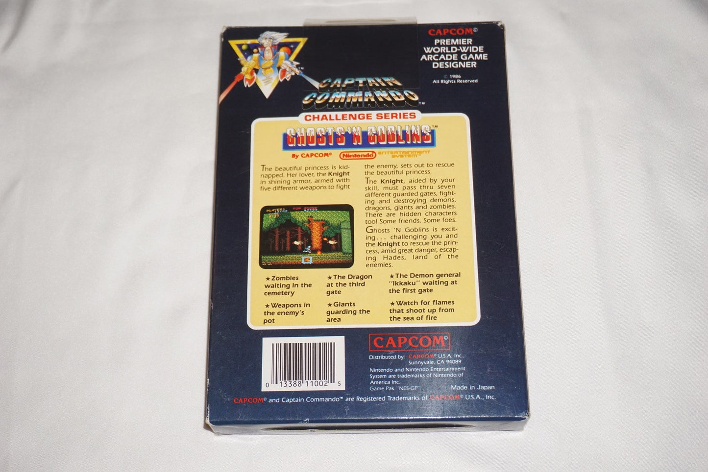 Ghosts N Goblins (Nintendo NES) Complete in Box CIB