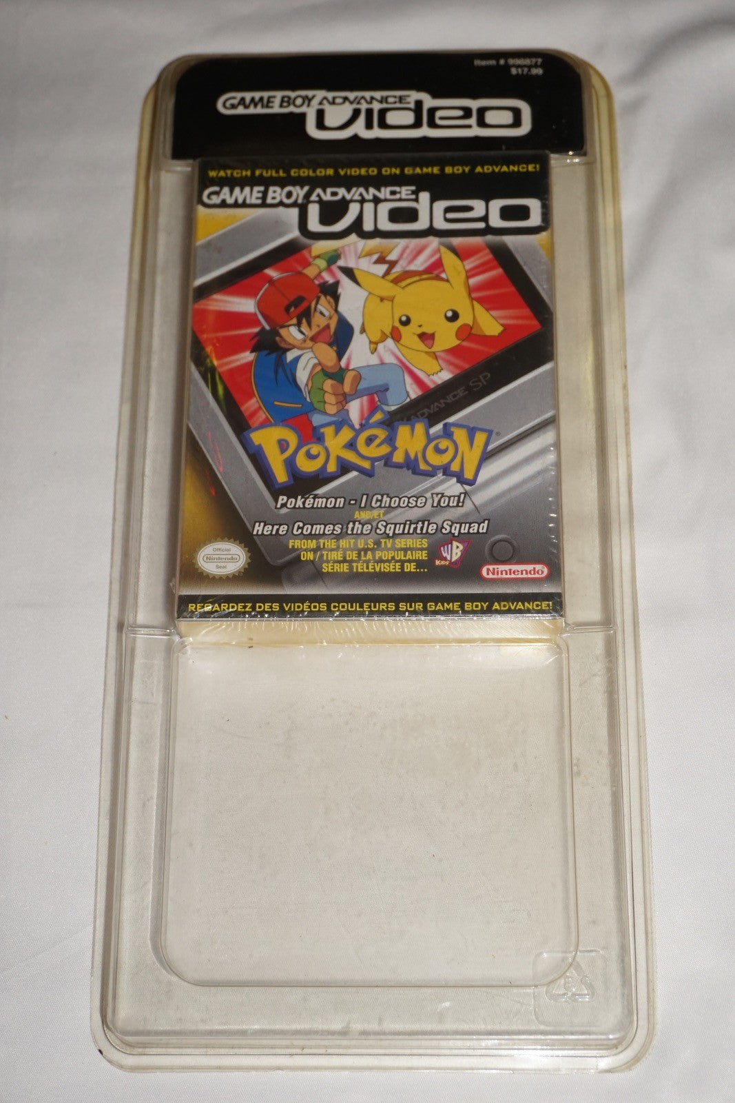 Pokemon I Choose You Here Comes Squirtle Squad Game Boy Advance GBA NEW Blister