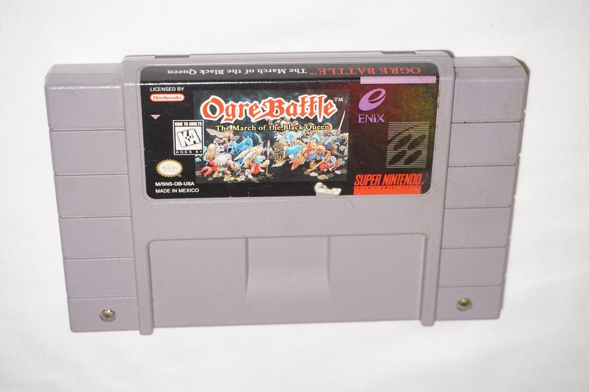 Ogre Battle March of the Black Queen (Super Nintendo SNES) Cart Only