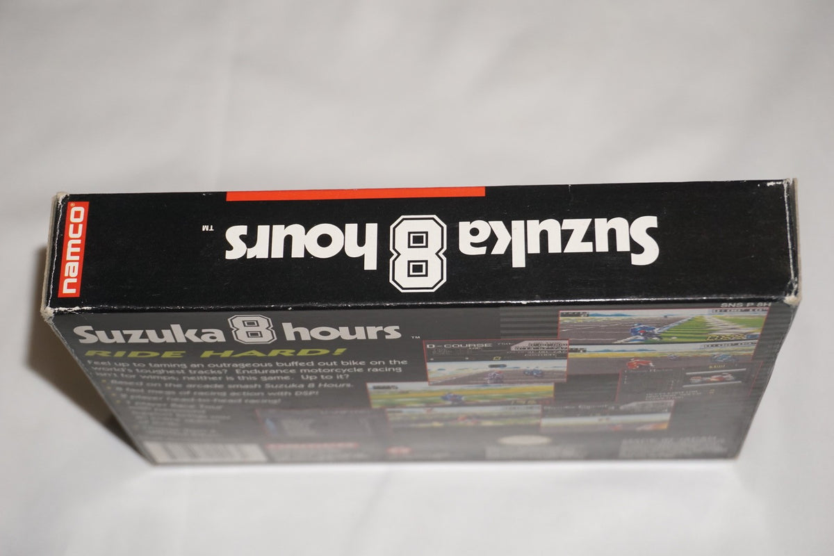 Suzuka 8 Hours (Super Nintendo SNES) Complete in Box w/ Reg CIB