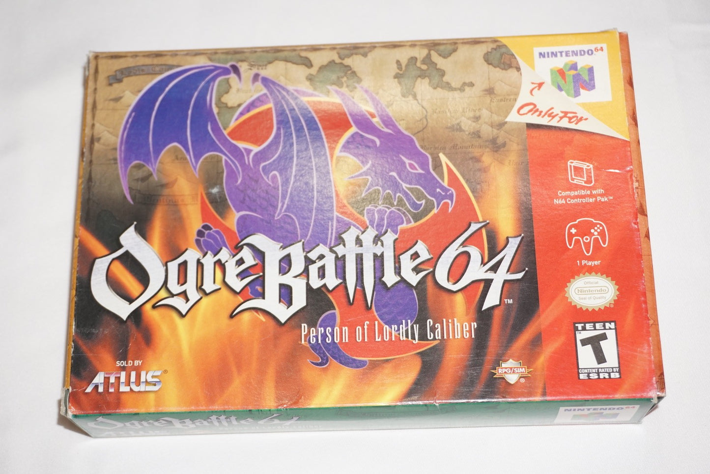 Ogre Battle (Nintendo 64 N64) Complete in Box CIB Authentic