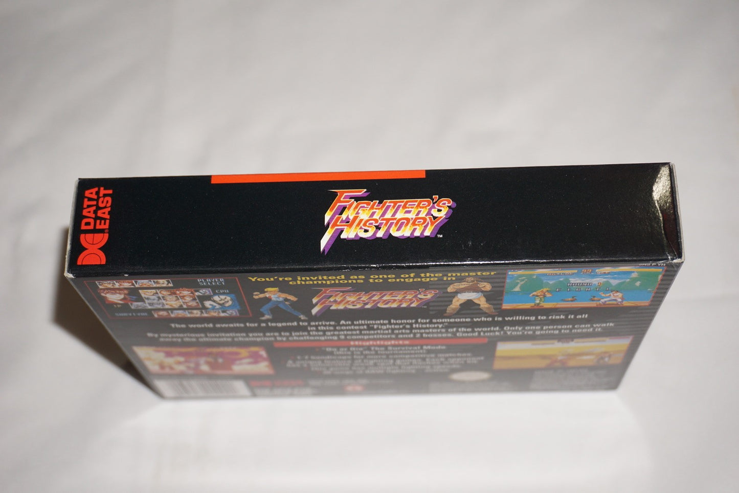 Fighter's History (Super Nintendo SNES) Complete in Box CIB