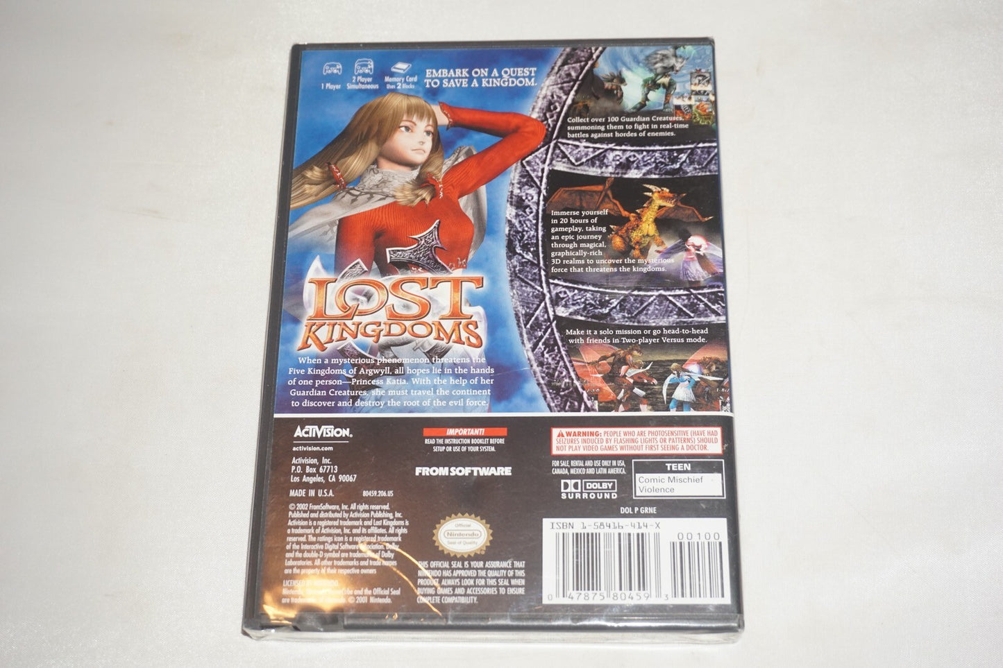 Lost Kingdoms 1 (Nintendo Gamecube) NEW Factory Sealed