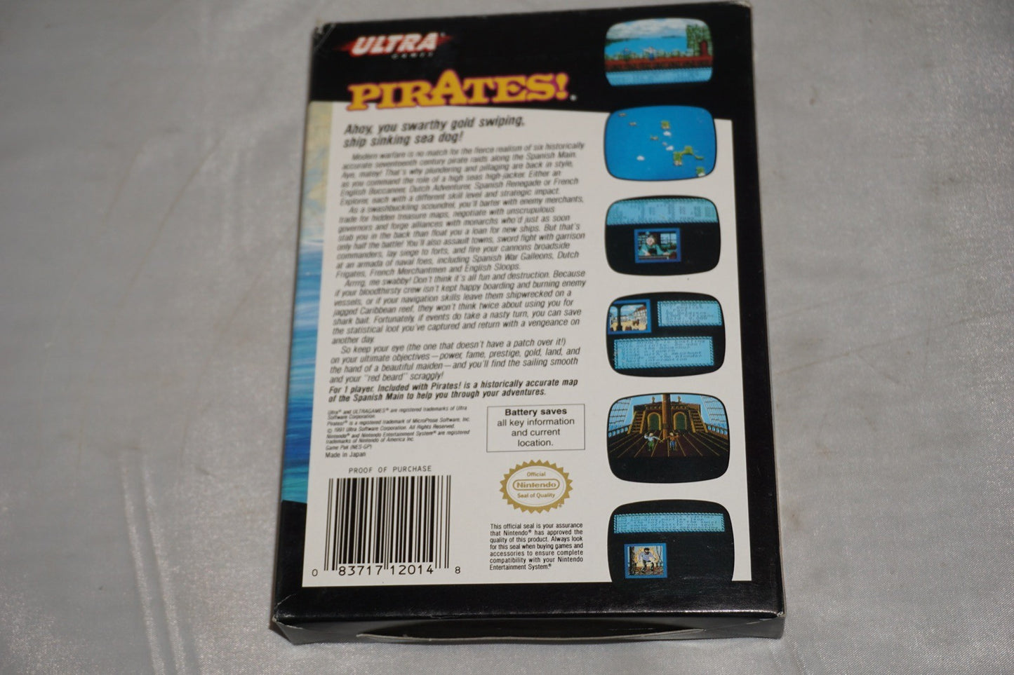 Pirates (Nintendo NES) Complete in Box CIB