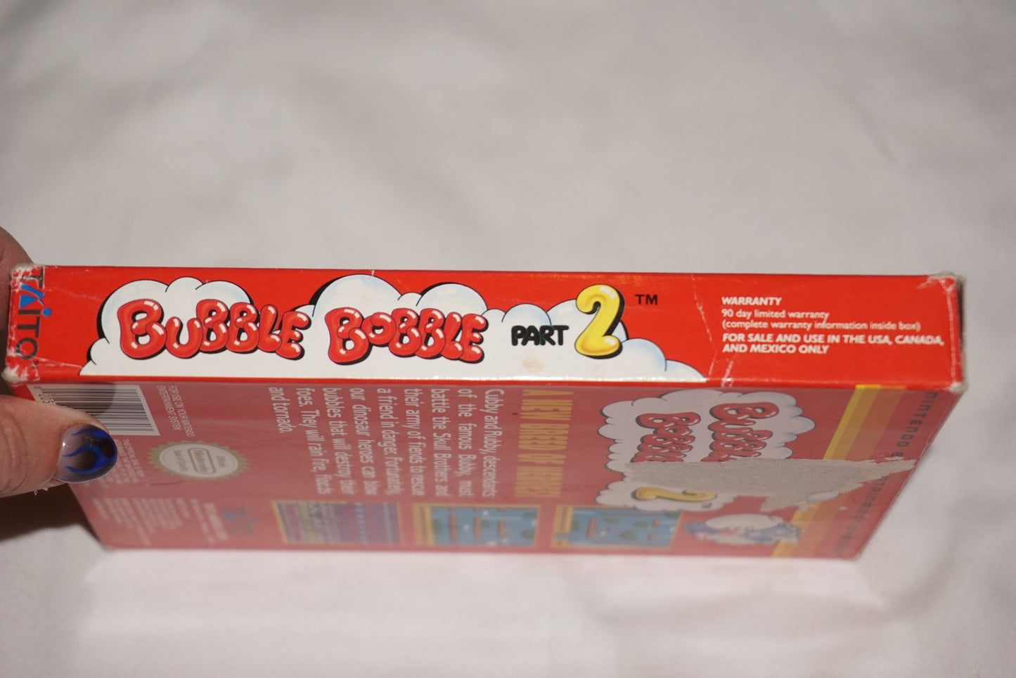 Bubble Bobble Part 2 (Nintendo NES) Complete in Box CIB