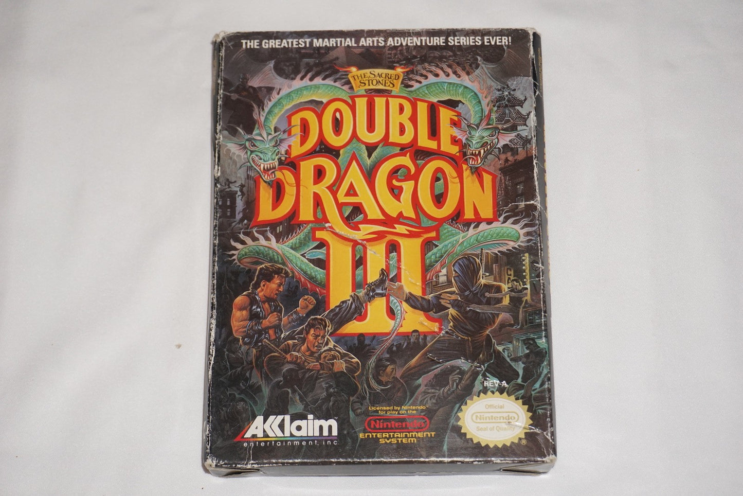 Double Dragon III 3 (Nintendo NES) Complete in Box CIB