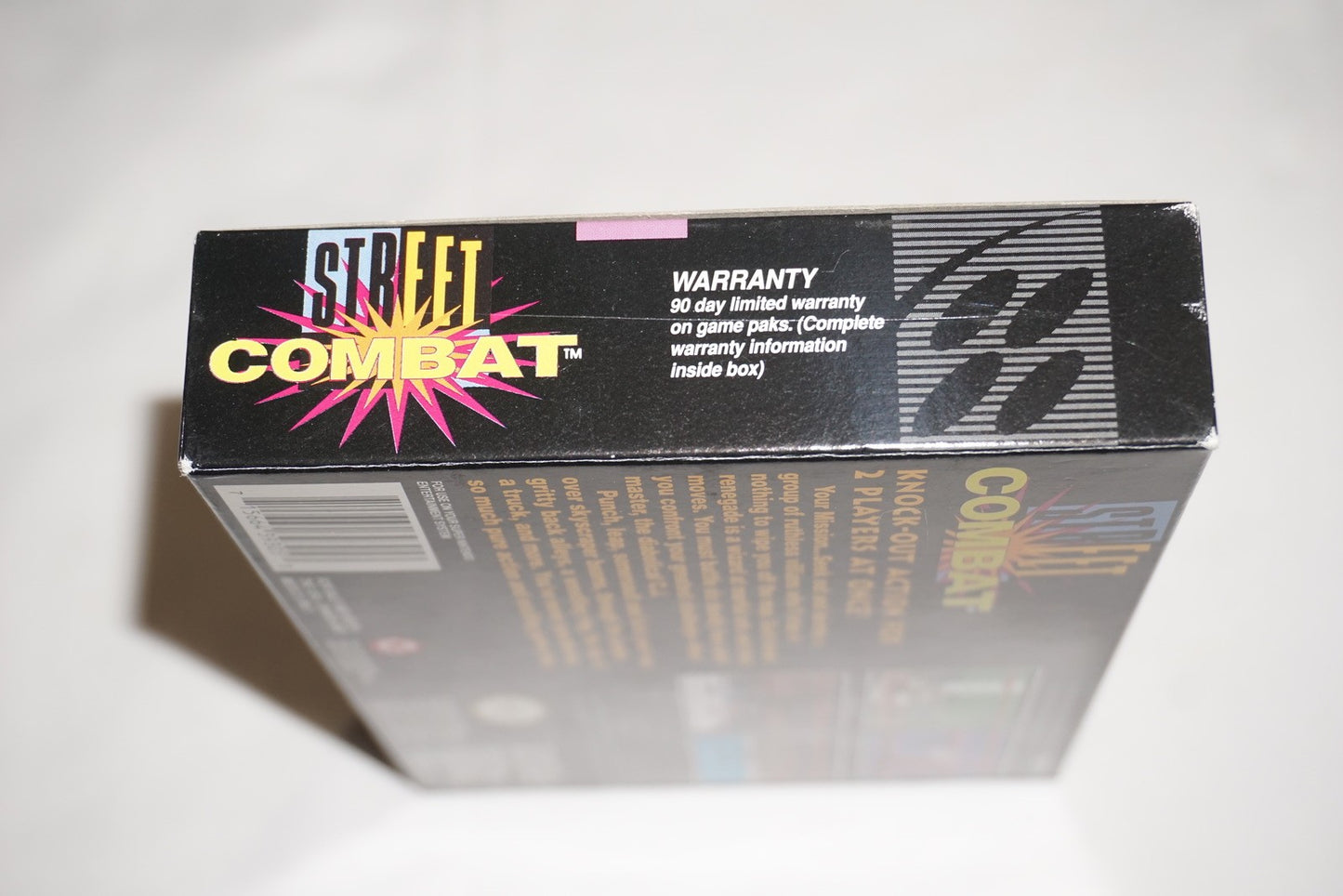 Street Combat (Super Nintendo SNES) Complete in Box CIB