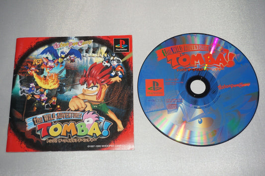 Tomba Wild Adventures (Sony Playstation 1 ps1) w/ Manual JAPAN