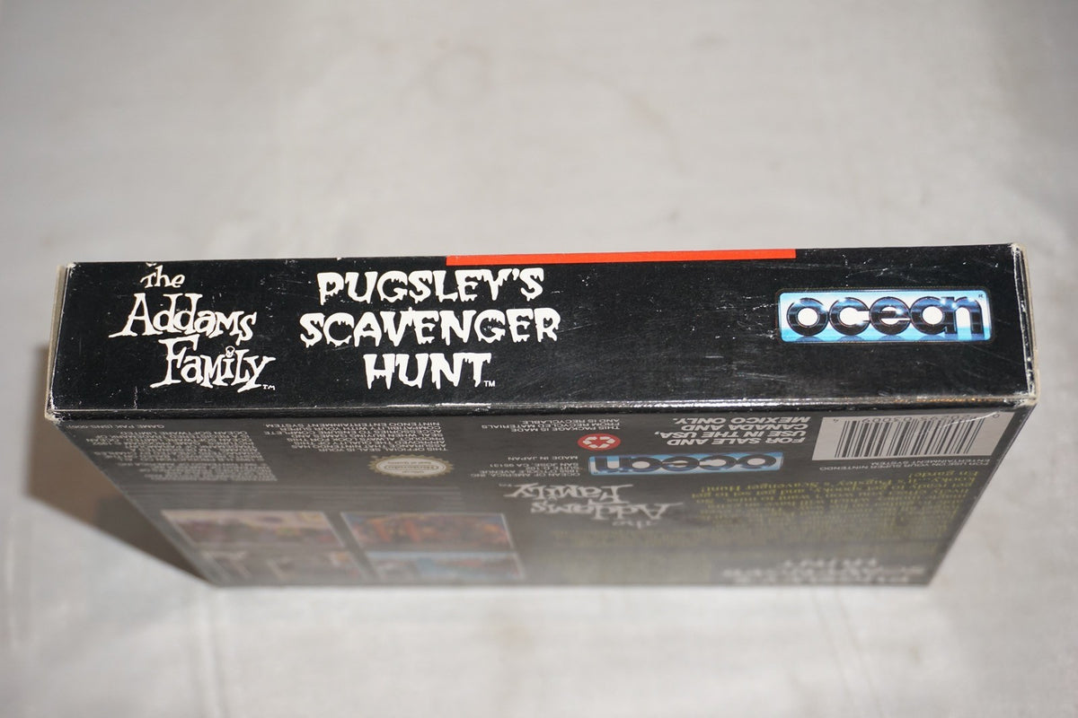 Pugsley's Scavenger Hunt Addams Family (Super Nintendo SNES) Complete in Box CIB