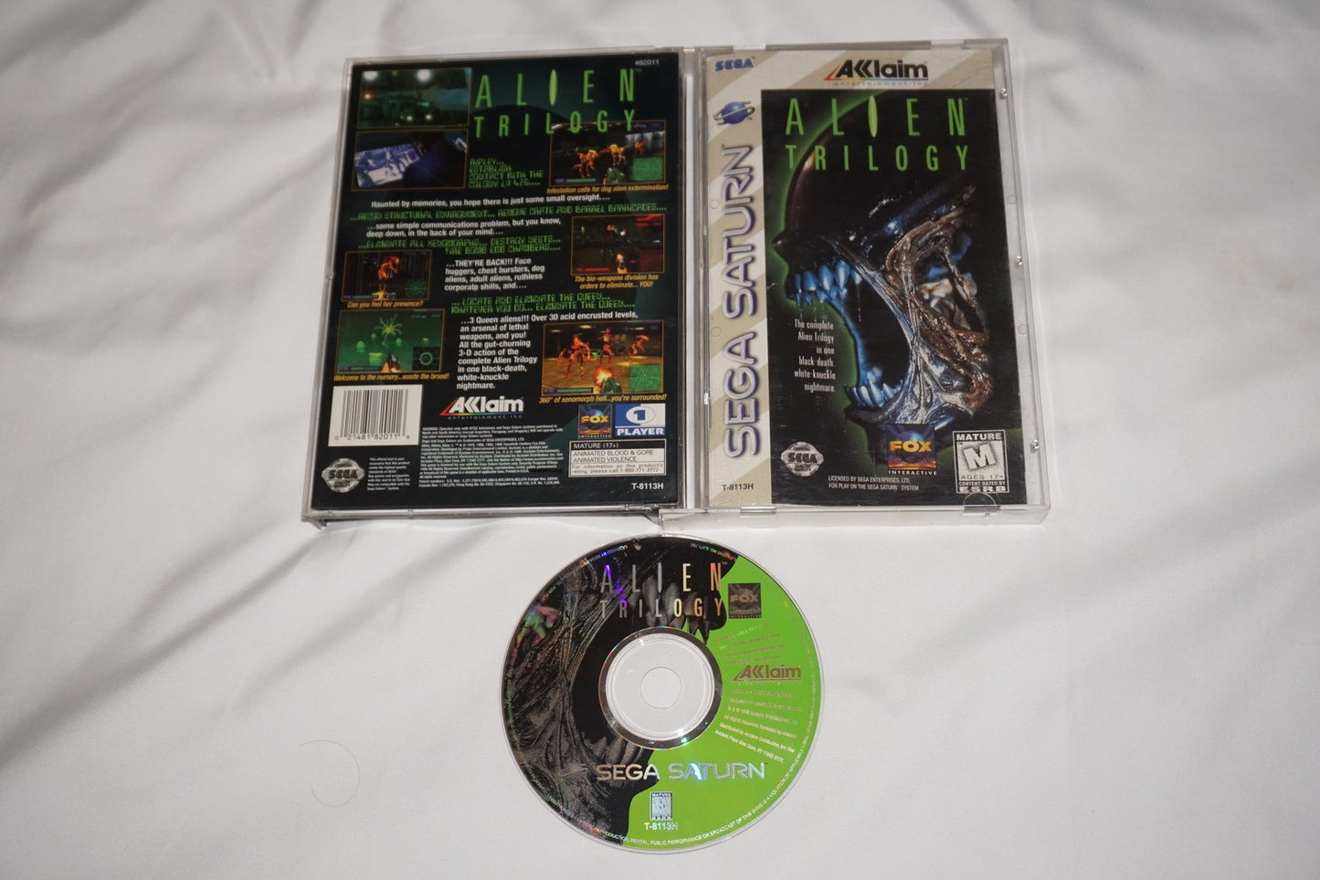 Alien Trilogy (Sega Saturn) Complete w/ Reg Card