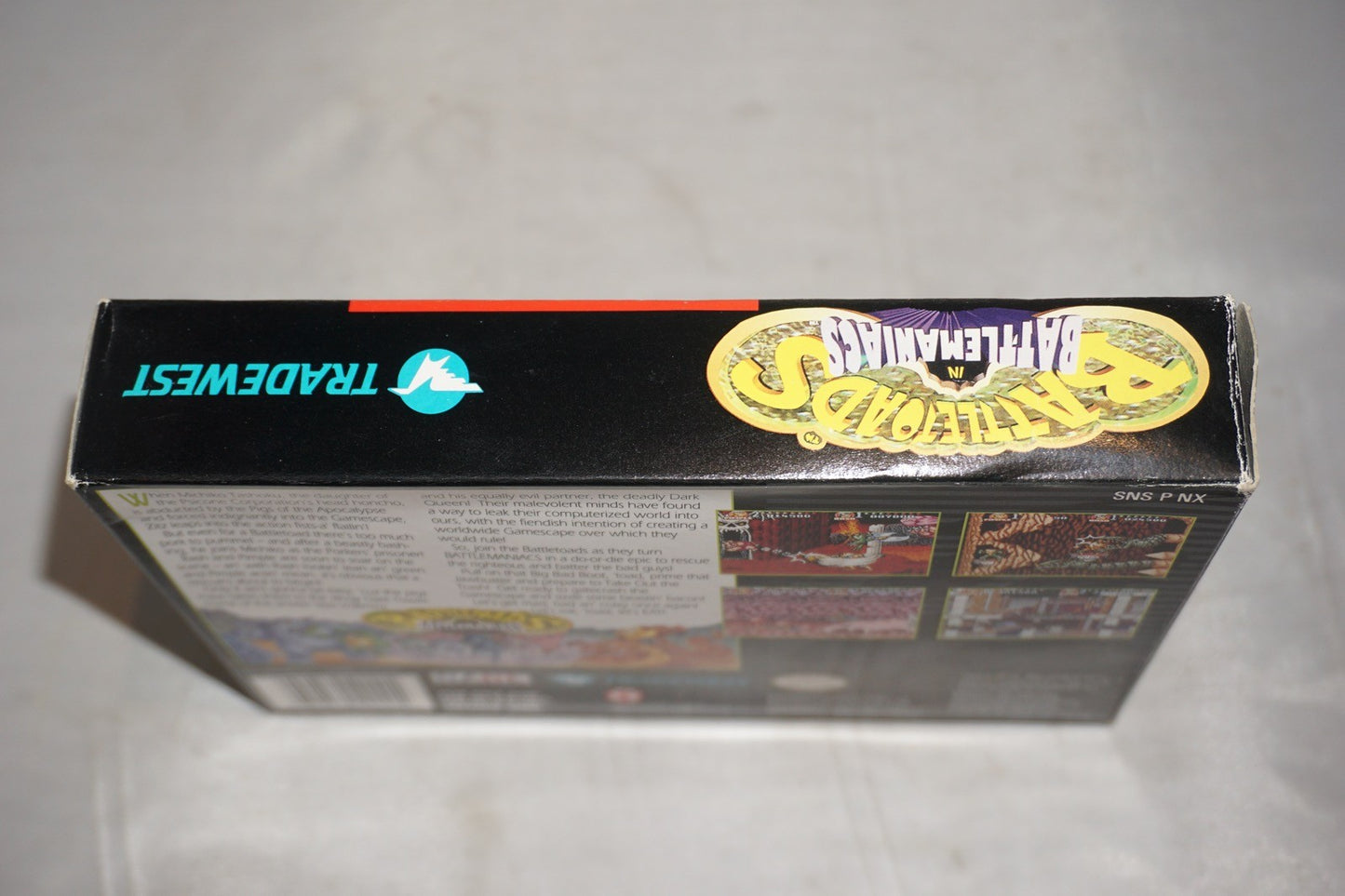 Battletoads In Battlemaniacs (Super Nintendo SNES) Complete in Box CIB