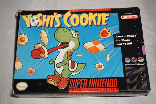 Yoshi's Cookie  (Super Nintendo SNES) Complete in Box CIB