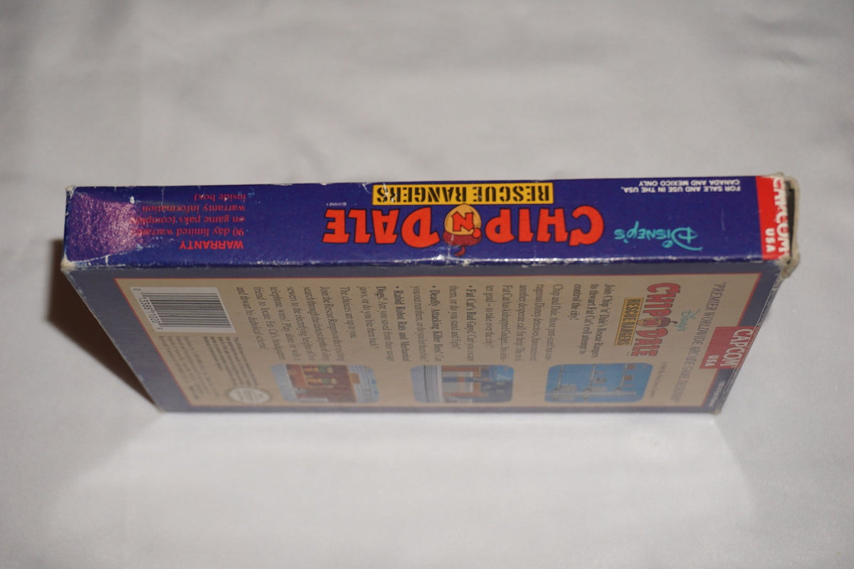 Chip 'N Dale Rescue Rangers 1 (Nintendo NES) Complete in Box CIB