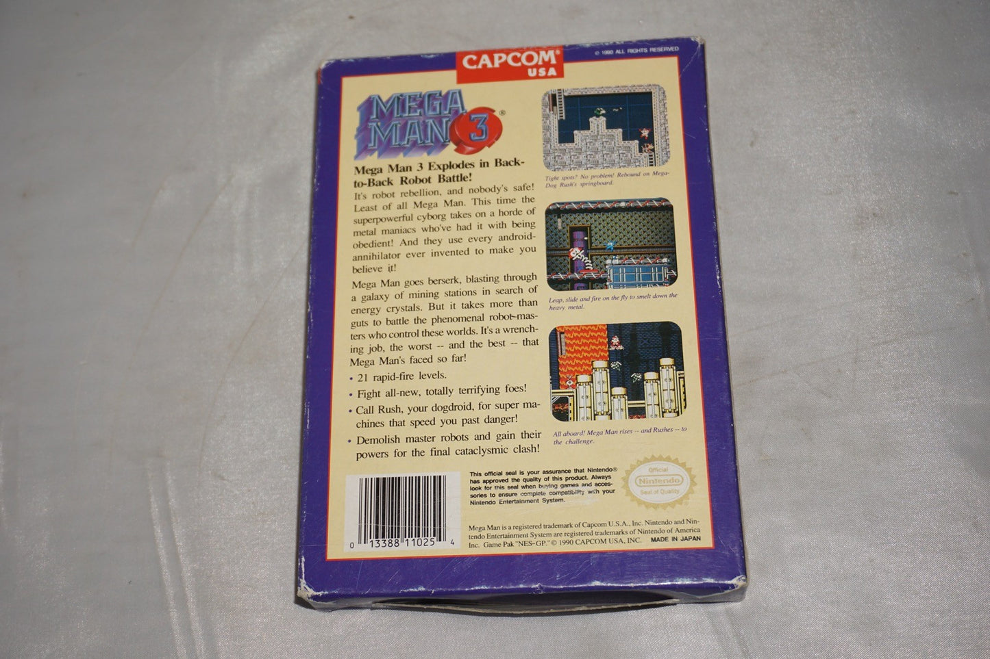 Mega Man 3 (Nintendo NES) Complete in Box CIB
