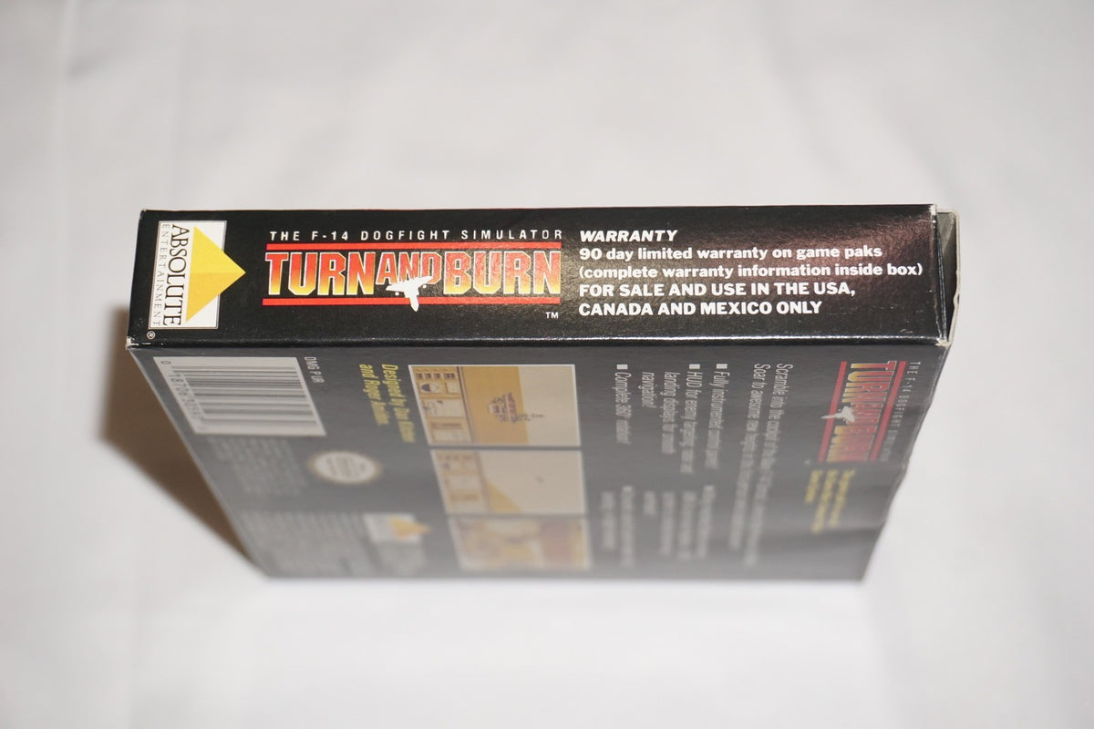 Turn and Burn (Nintendo Game Boy Gameboy) Complete in Box CIB