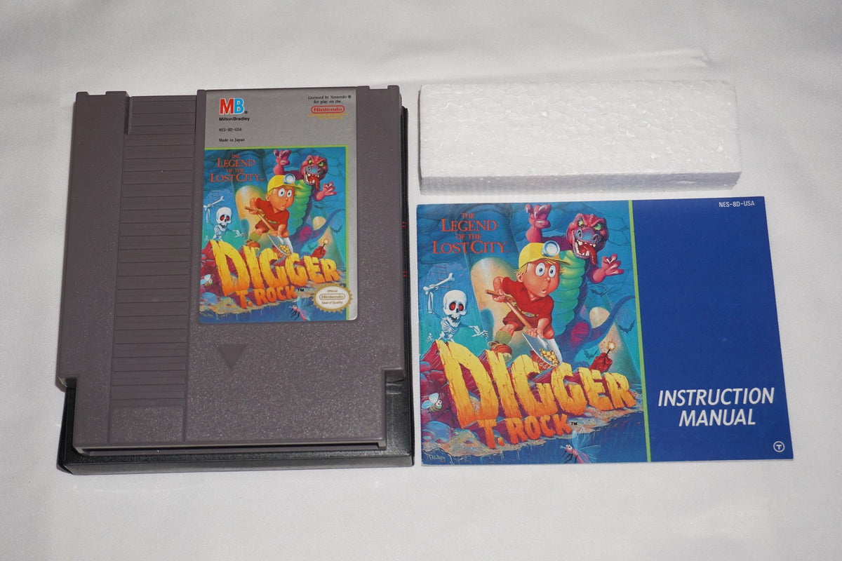Digger T. Rock (Nintendo NES) Complete in Box CIB