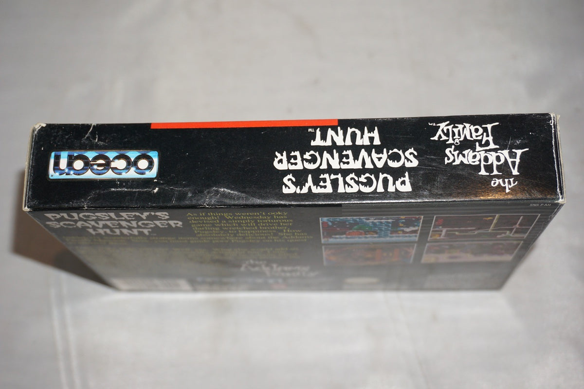 Pugsley's Scavenger Hunt Addams Family (Super Nintendo SNES) Complete in Box CIB