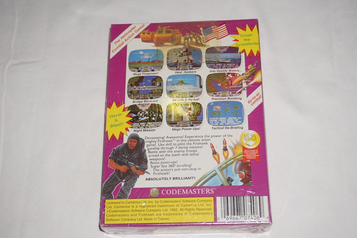 Firehawk (Nintendo NES) NEW Sealed