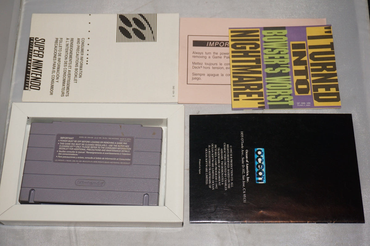 Pugsley's Scavenger Hunt Addams Family (Super Nintendo SNES) Complete in Box CIB