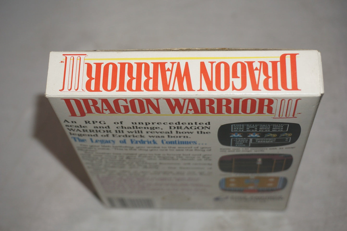 Dragon Warrior III 3 (Nintendo NES) Complete in Box w/ Chart CIB