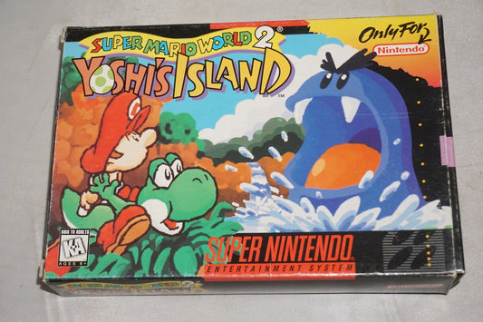 Yoshi's Island (Super Nintendo SNES) Complete in Box CIB