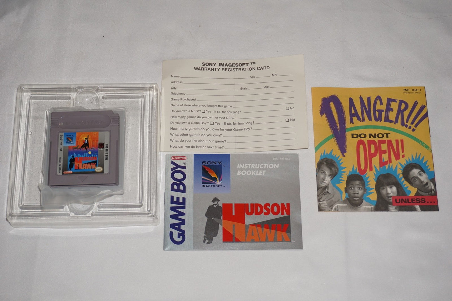 Hudson Hawk (Nintendo Game Boy Gameboy) Complete in Box w/ Reg CIB