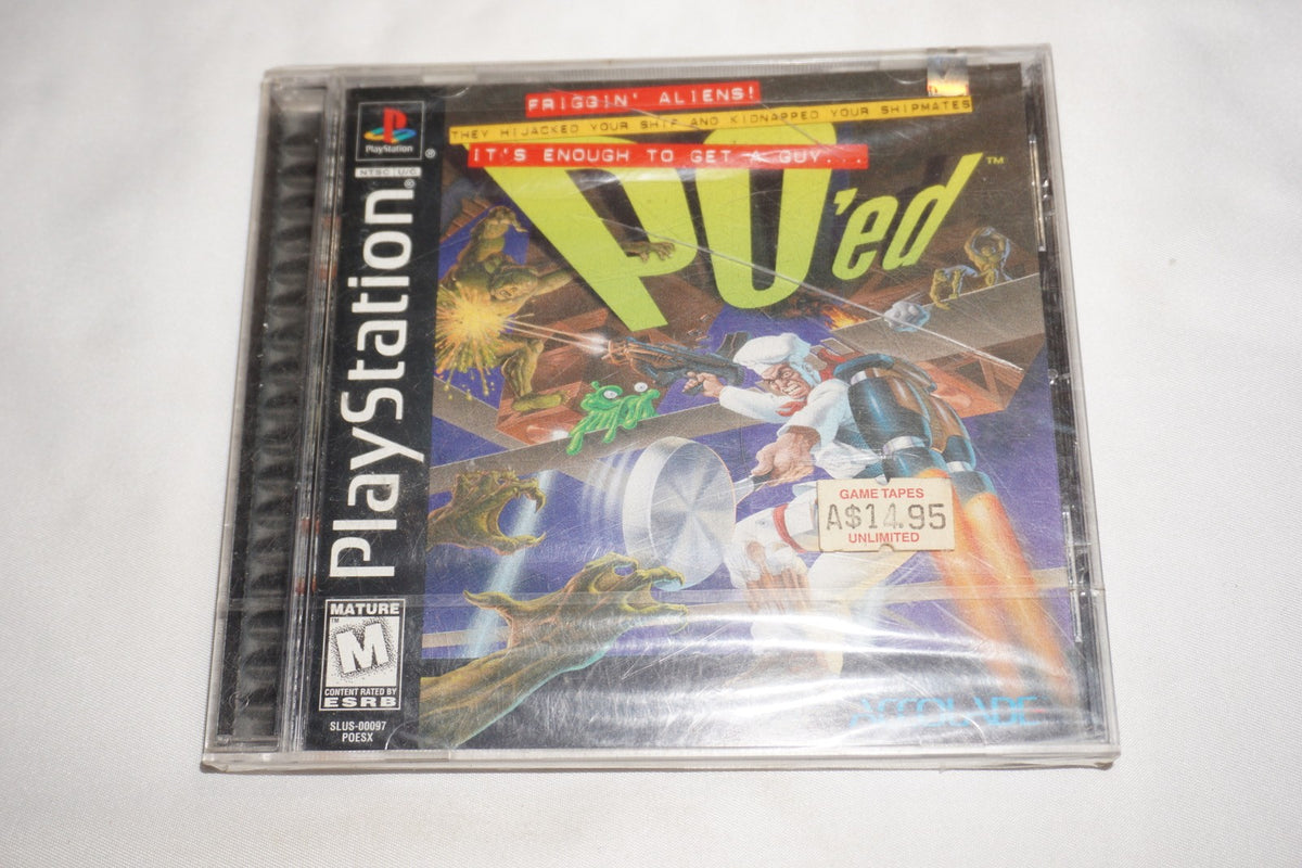 PO'ed (Sony Playstation 1 ps1) NEW Sealed