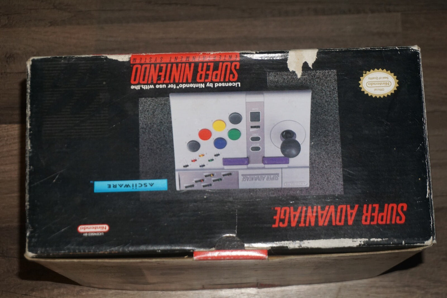 Super Advantage Arcade Stick Controller (Super Nintendo SNES) Complete CIB