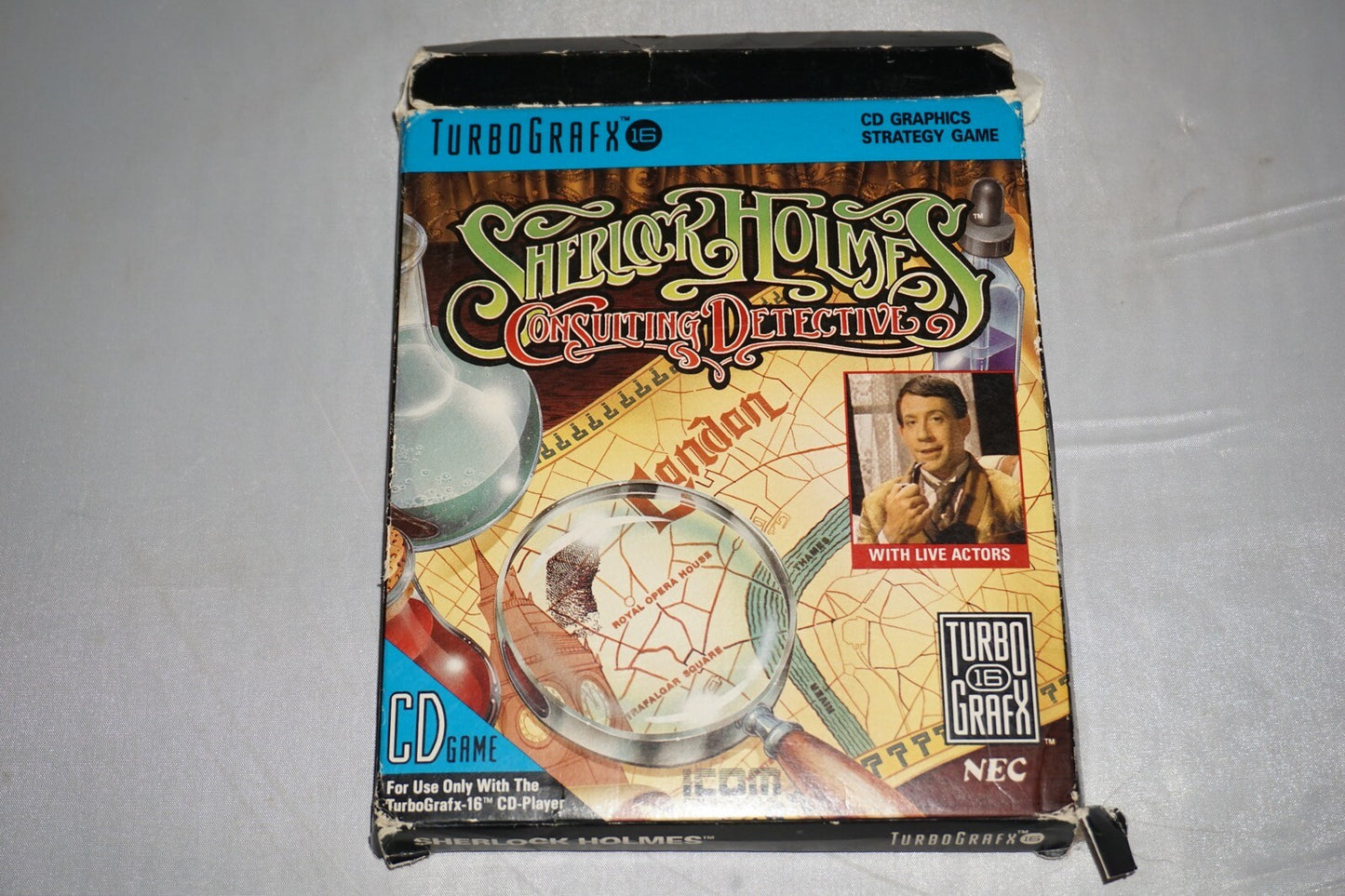 Sherlock Holmes: Consulting Detective (Turbo Grafx CD) Complete in Box CIB