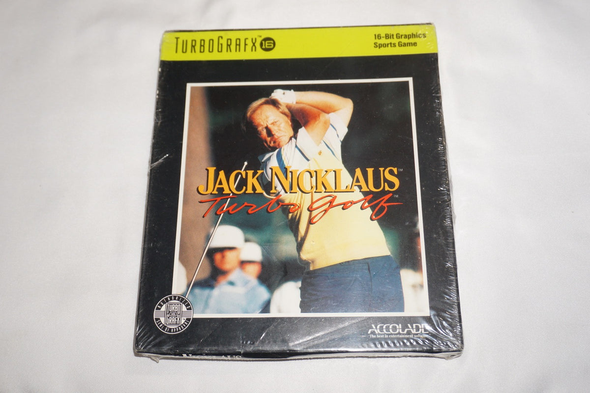 Jack Nicklaus' Turbo Golf (TurboGrafx 16 tg16 Turbo Grafx) NEW Sealed in Box