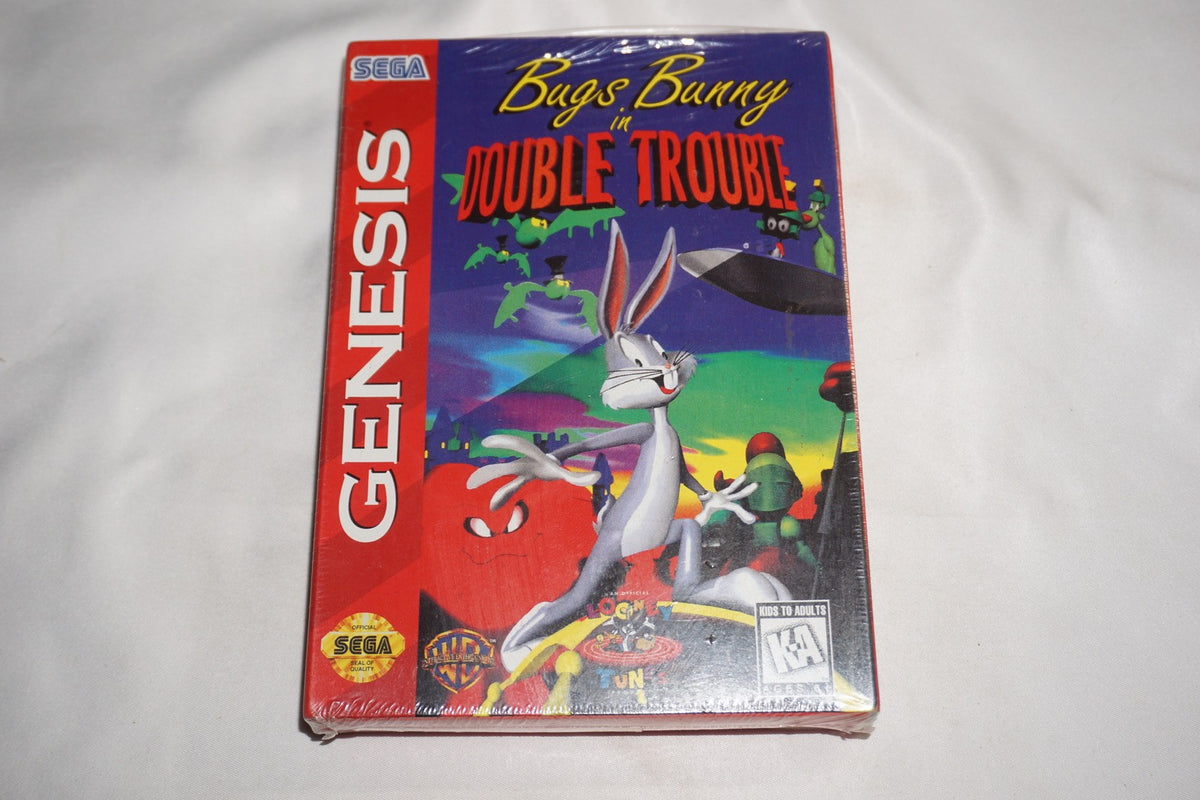 Bugs Bunny in Double Trouble (Sega Genesis) NEW Sealed in Box