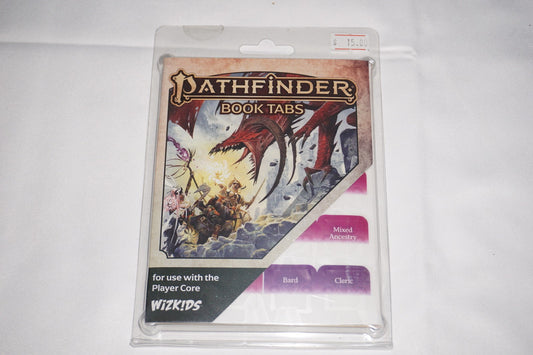 Pathfinder Player Core Book Tabs NEW