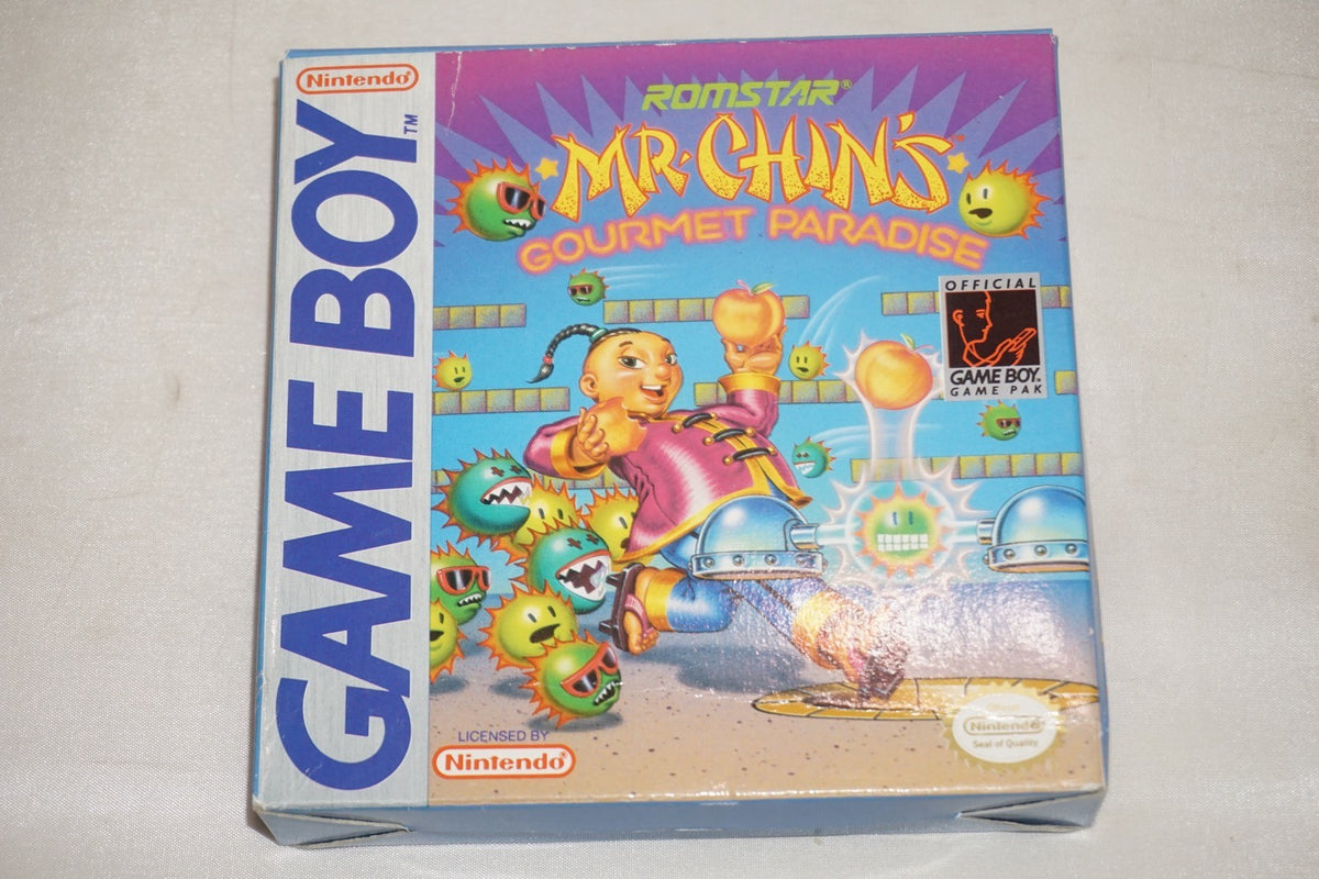 Mr Chin's Gourmet Paradise (Nintendo Gameboy Game Boy GB) Complete CIB Authentic