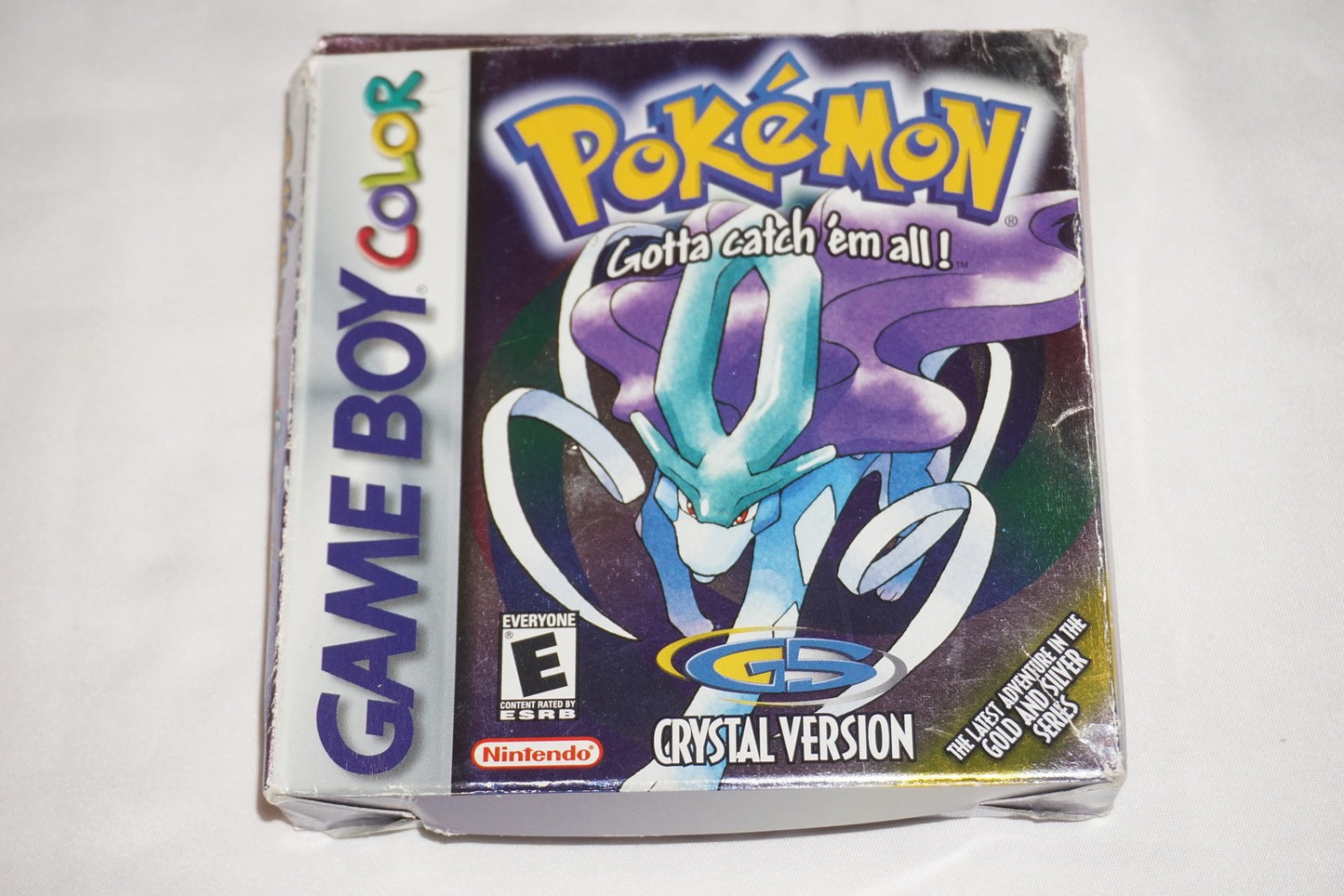 Pokemon Crystal (Nintendo Game Boy Color) Complete in Box CIB Saves