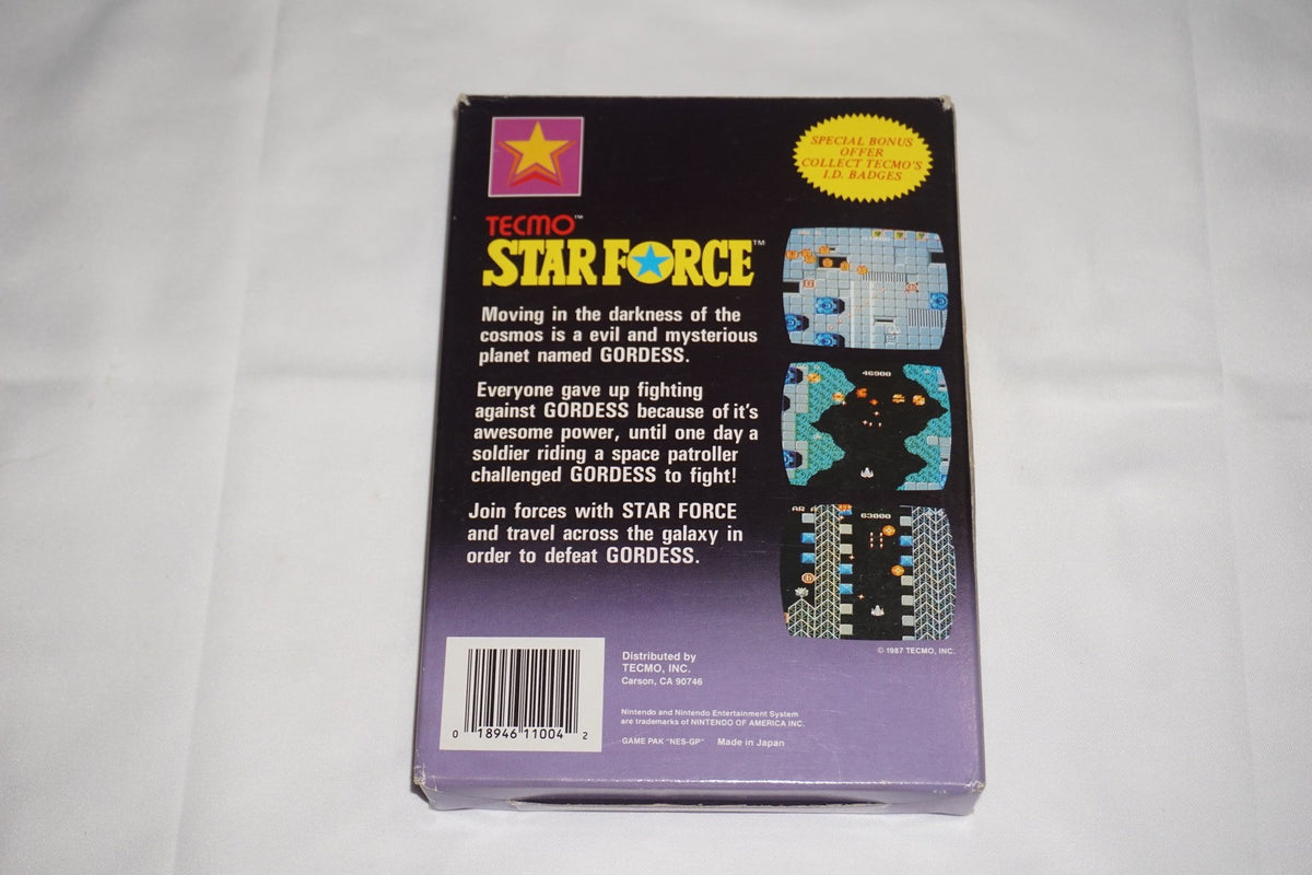 Tecmo Star Force (Nintendo NES) Complete in Box CIB