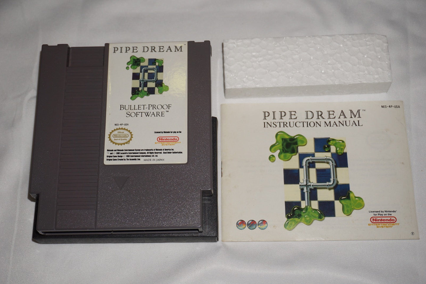 Pipe Dream (Nintendo NES) Complete in Box CIB