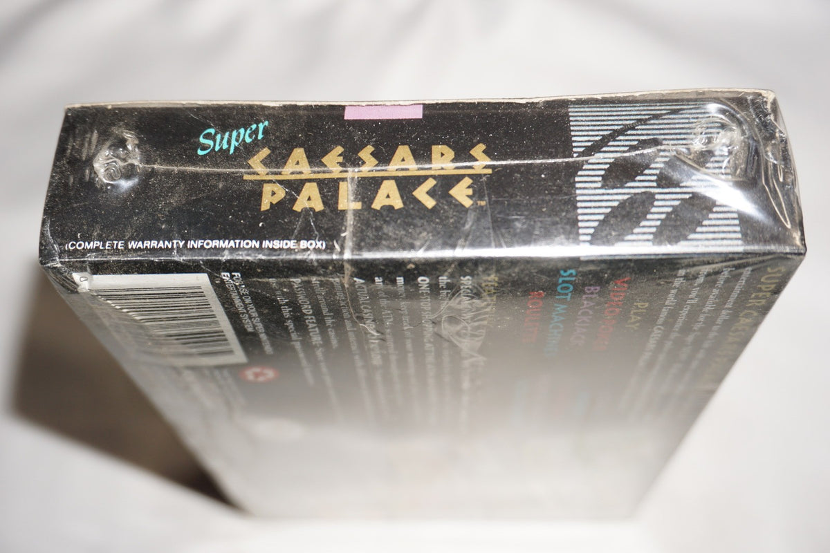 Super Caesars Palace (Super Nintendo SNES) NEW Sealed