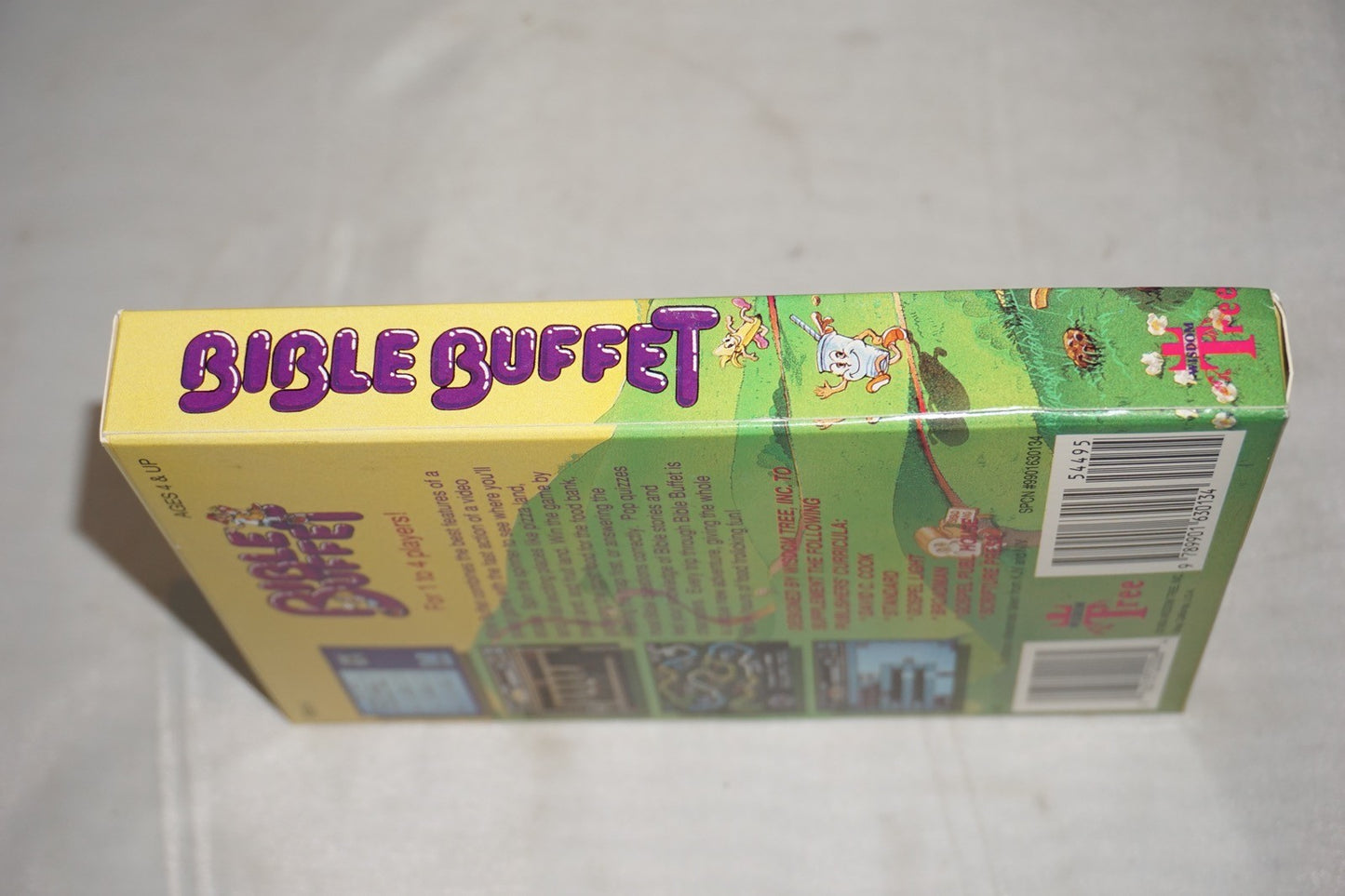 Bible Buffet (Nintendo NES) Complete in Box w/ Quiz Book CIB Near Mint