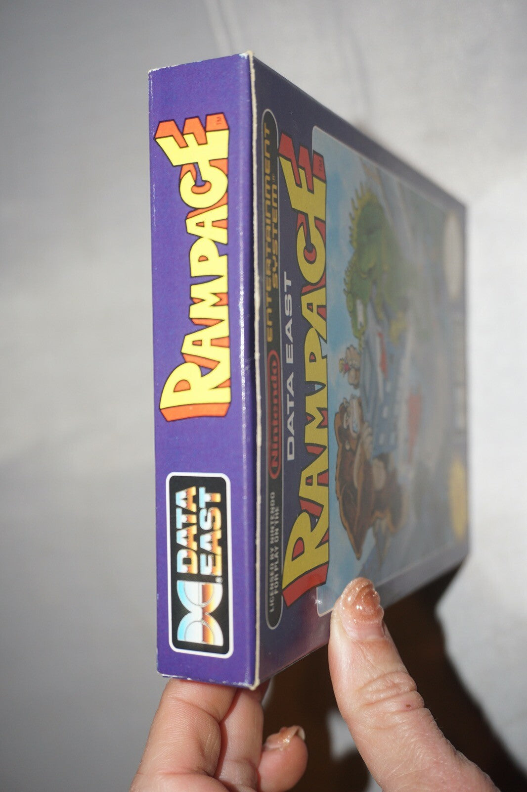 Rampage Oval (Nintendo NES) Complete in Box CIB Near Mint #1