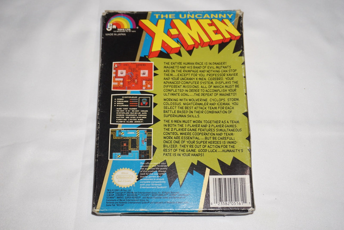 X-Men Uncanny (Nintendo NES) Complete in Box CIB