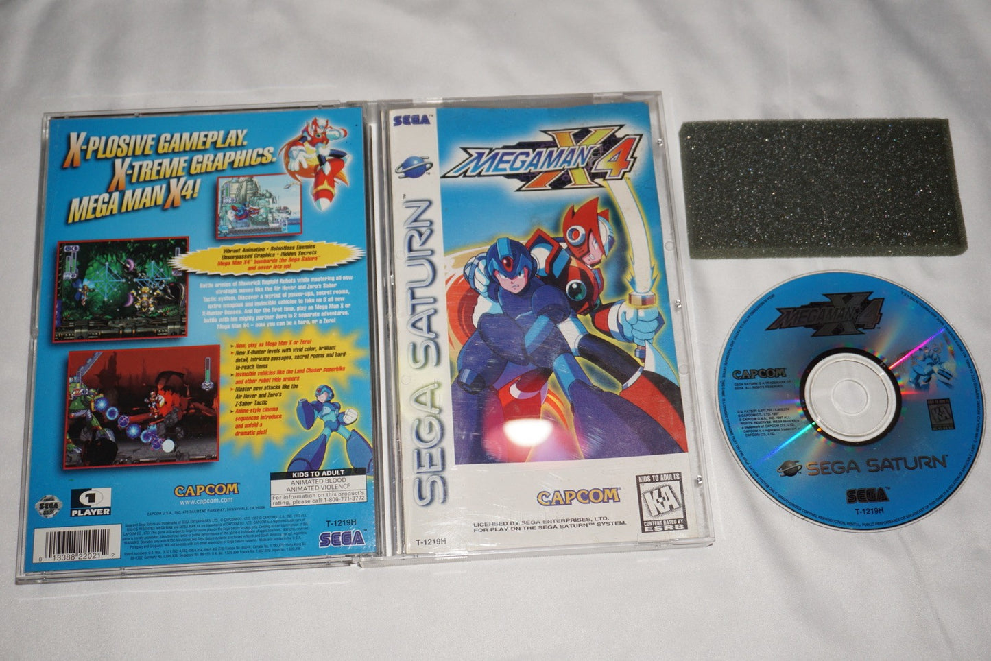 Mega Man X4 (Sega Saturn) Complete w/ Reg Card