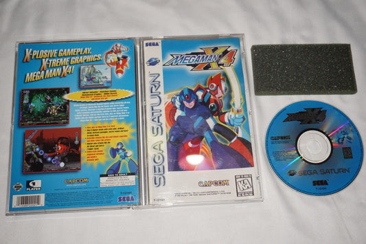 Mega Man X4 (Sega Saturn) Complete w/ Reg Card