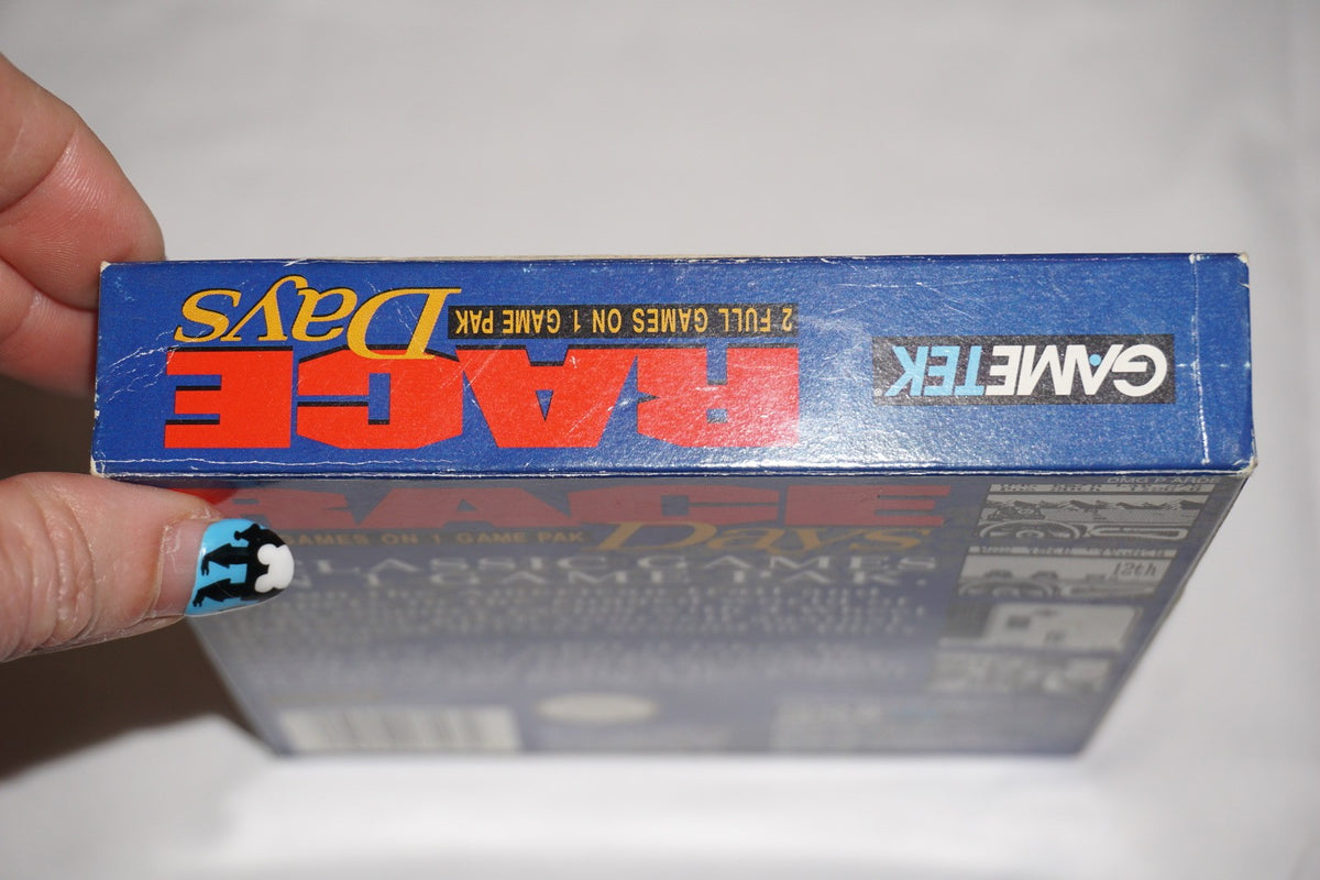 Race Days (Nintendo Game Boy Gameboy) Complete in Box CIB