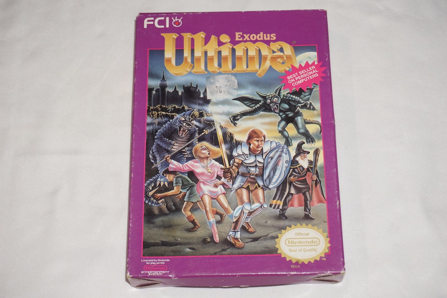 Ultima Exodus (Nintendo NES) Complete in Box w/ Hint Book Offer CIB