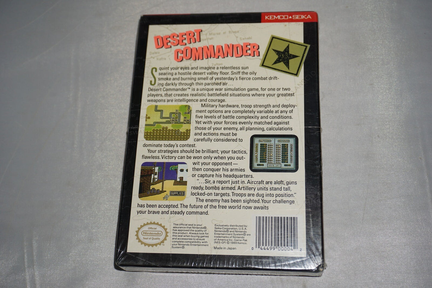 Desert Commander (Nintendo NES) NEW Factory Sealed