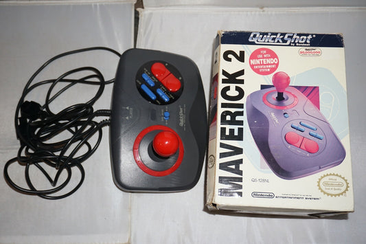 Quickshot Maverick 2 Arcade Stick (Nintendo NES) with Box